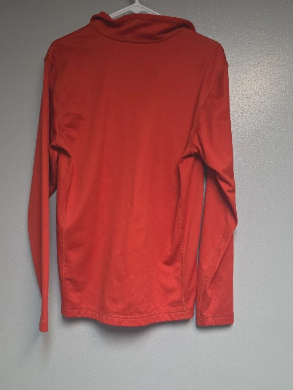 The North Face Men’s Zip Pullover Sweater - Orange-Red